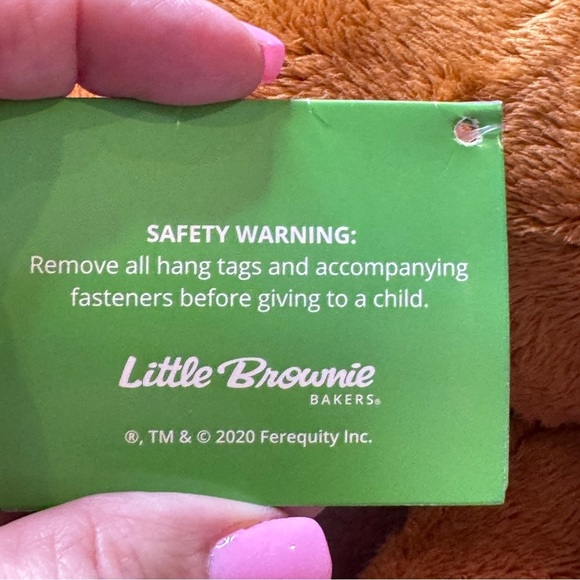 Little Brownie Bakers Plush Stuffed Animal Brown Horse Girl Scouts NWT - Picture 5 of 11